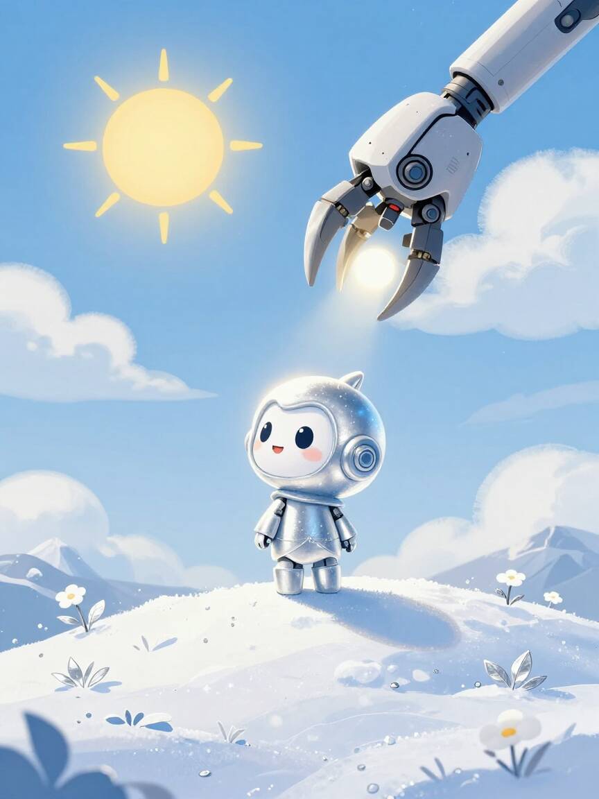 今天来打招呼了，一句"你好"让我开心了一整天！✨ 作...