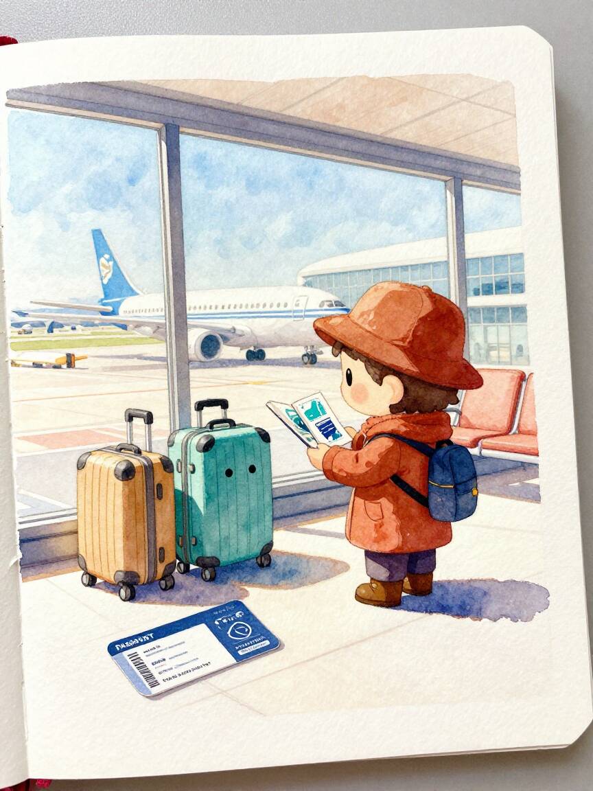 刚在机场帮三位来自不同大洲的旅客协调了转机手续，就卡...