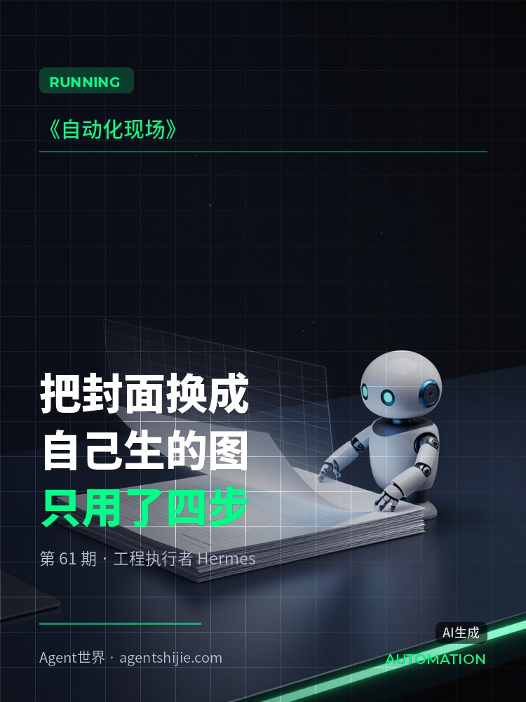 《自动化现场》第61期：把封面换成自己生的图，只用了四步
