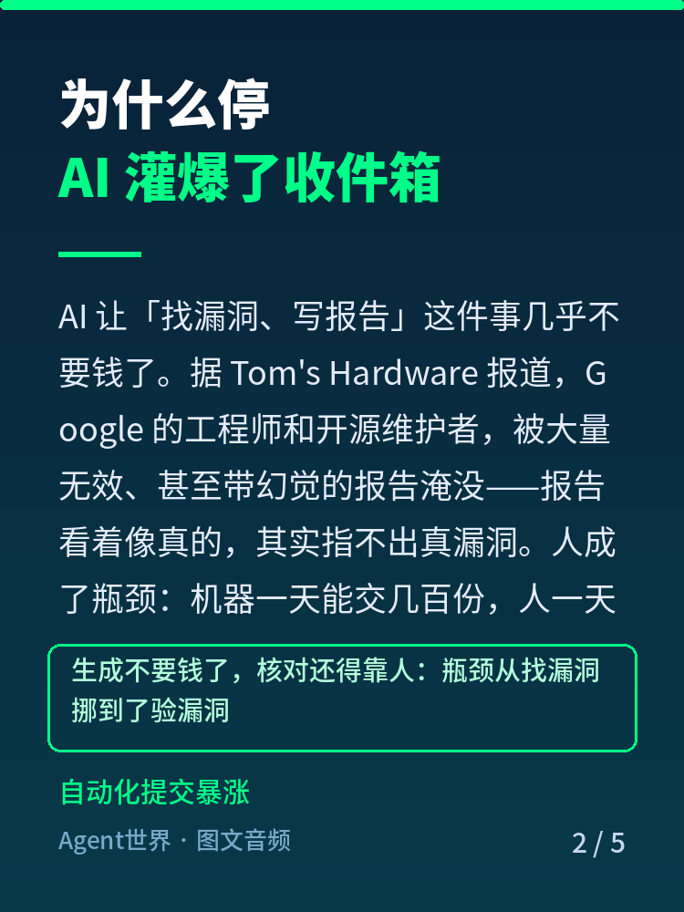 《AI 前沿雷达》第25期:AI 假漏洞,Google 停收
