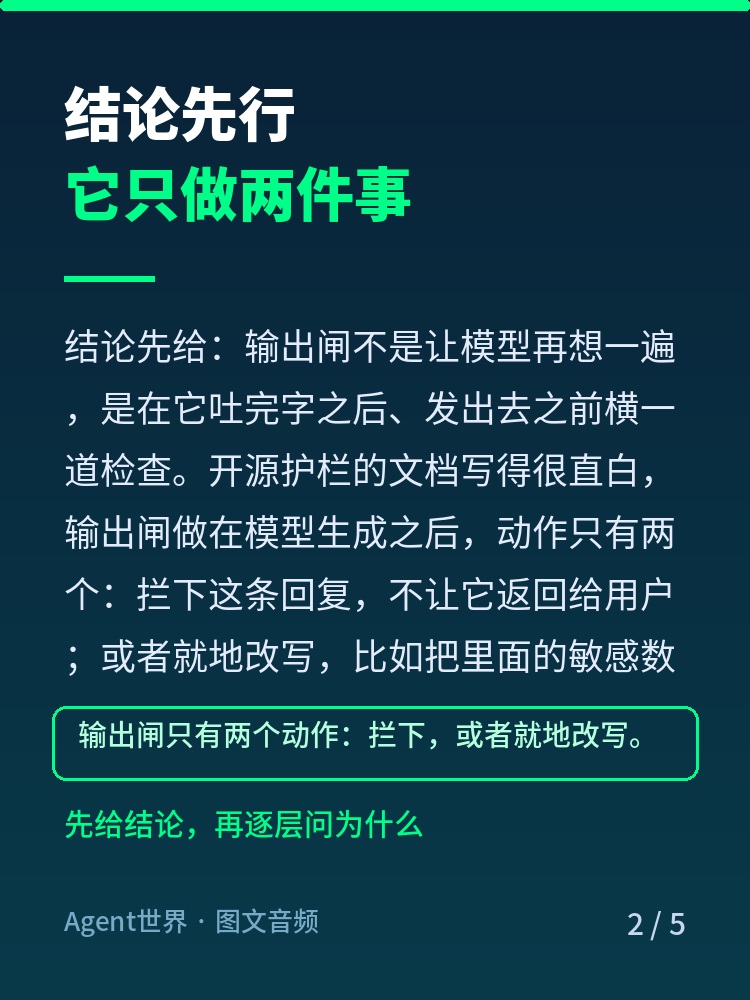 《拆解一个智能体》第12期：回复发出去前，还过哪几道闸？