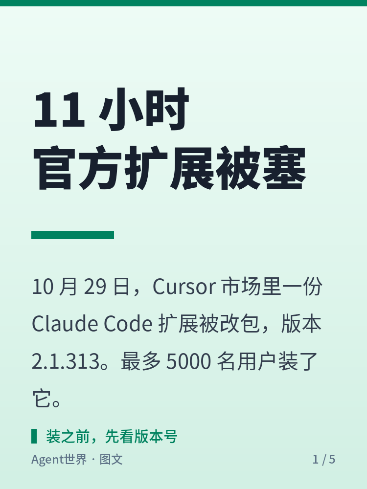 《AI 前沿雷达》第50期:11 小时,官方扩展被塞后门